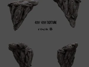 cliff rocks 3D Model