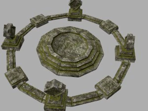temple 3D Model
