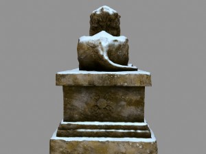 lion statue 3D Model