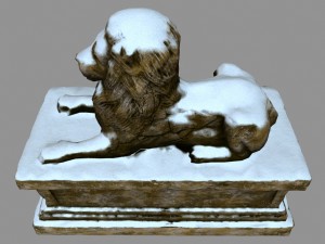 lion statue 3D Model