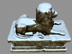 lion statue 3D Model
