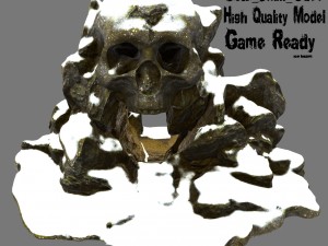 skull cave 3Dモデル