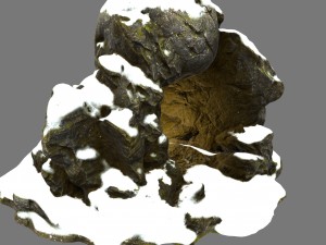 skull cave 3D 모델