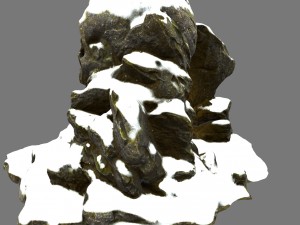 skull cave 3D 모델