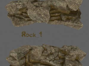 desert rocks 3D Model