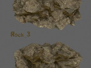 desert rocks 3D Model