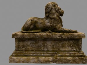 lion statue 3D Model