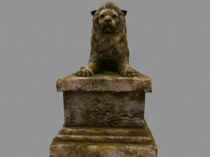 lion statue 3D Model