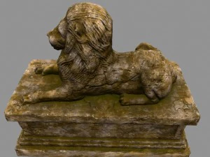 lion statue 3D Model
