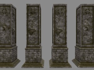 pillar 3D Model