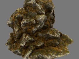 skull cave Modello 3D