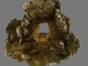 skull cave 3D Model