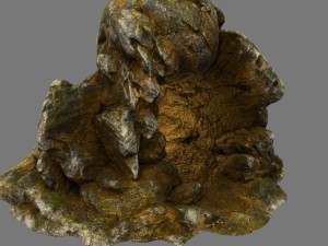 skull cave Modello 3D