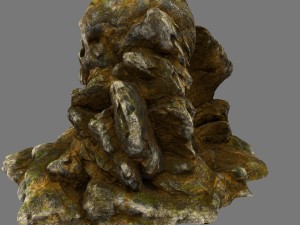 skull cave Modello 3D