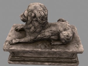 lion statue 3D-Modell