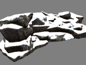 snow rock 3D Модель