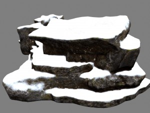 snow rock 3D Модель