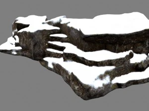 snow rock 3D Model