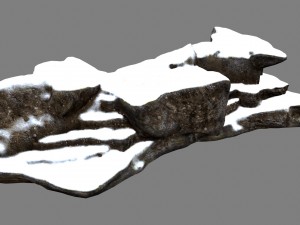 snow rock 3D Модель