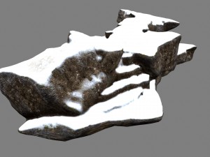 snow rock 3D Модель