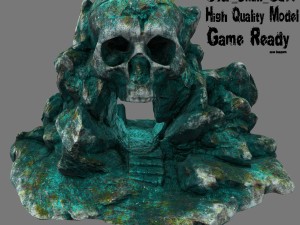 skull cave 3D Модель