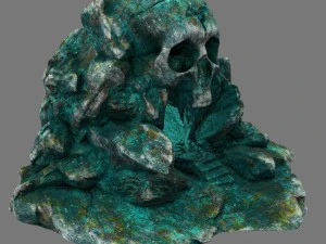 skull cave 3D Model