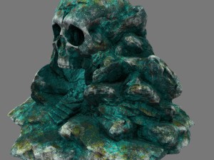 skull cave 3D Model