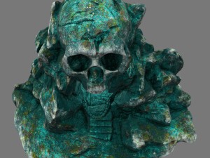 skull cave 3D Model