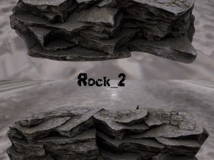 cliff rocks Modello 3D