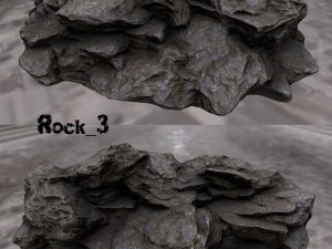 cliff rocks Modello 3D