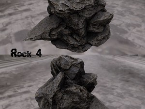 cliff rocks Modello 3D