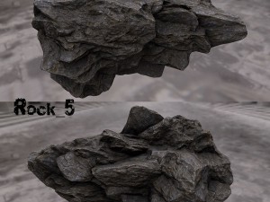 cliff rocks Modello 3D