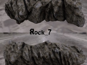 cliff rocks Modello 3D