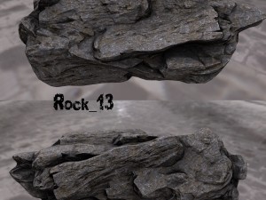 cliff rocks Modello 3D