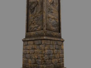 pilastro Modello 3D