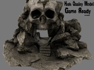 Sch&auml;delh&ouml;hle 3D Modell