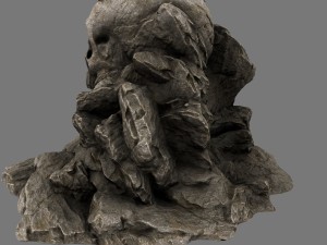 skull cave Model 3D