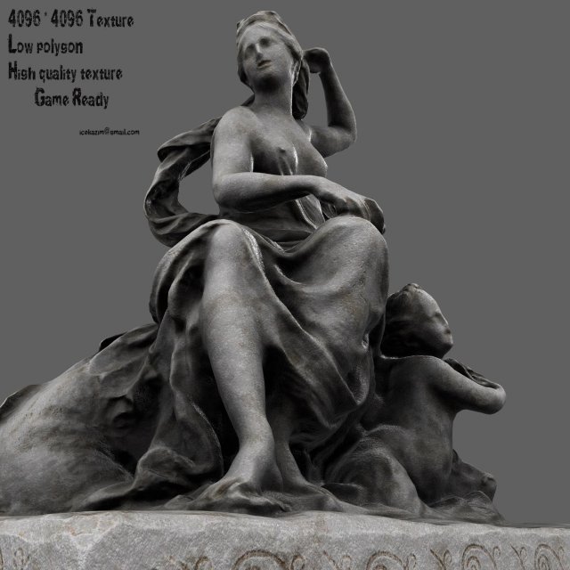 statue 3D मॉडल .c4d .max .obj .3ds .fbx .stl .blend 