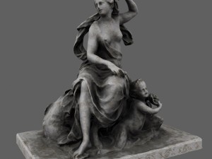 statue 3D मॉडल