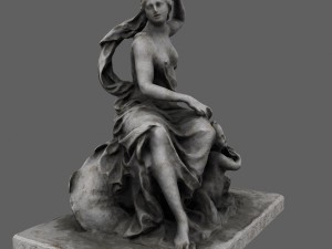 statue 3D मॉडल