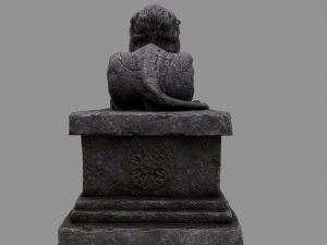 lion statue 3D Model
