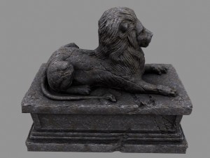 lion statue Modelo 3D