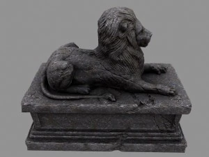 lion statue 3D Model