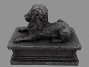 lion statue Modelo 3D
