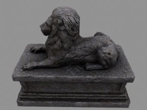 lion statue 3D Model