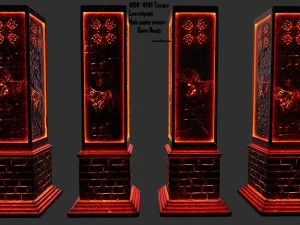 стовп 3D Модель