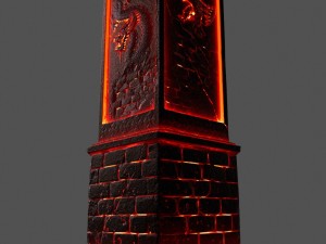 pillar Modelo 3D