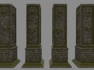 स्तंभ 3D मॉडल