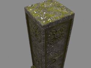 pillar 3D 모델
