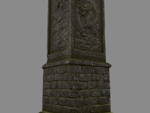 pillar 3D 모델